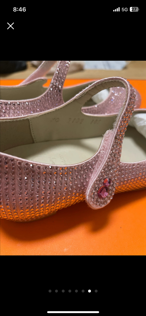 앙뉴 에스터 핑크 플랫슈즈 이미지