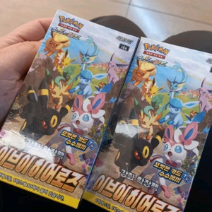 포켓몬카드 이브이히어로즈 미개봉 2박스