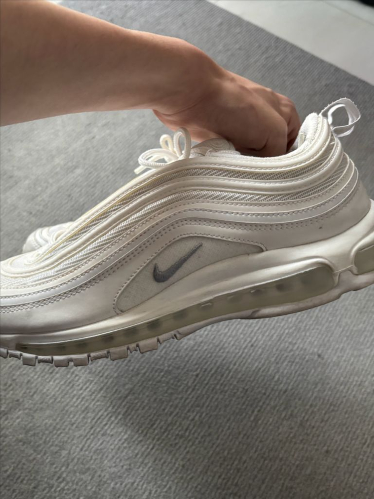 나이키 에어맥스 97 트리플 화이트 운동화280--1