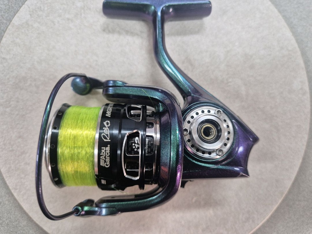 아부 레보mgx1000S 커스텀 색상(카멜레온) 스피닝릴--9