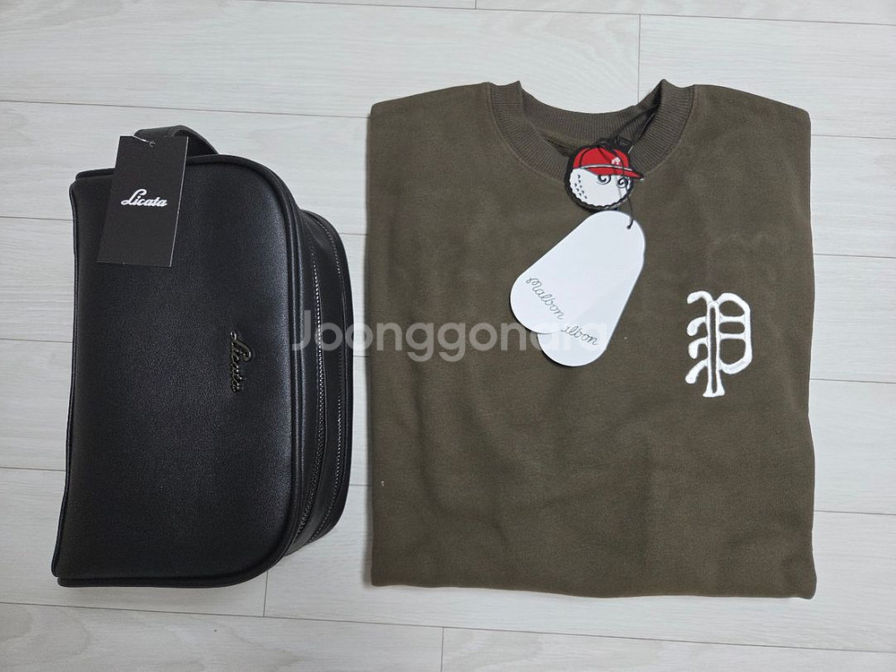 말본 골프 맨투맨 M 사이즈(새상품) + 골프파우치 (새상품)--1