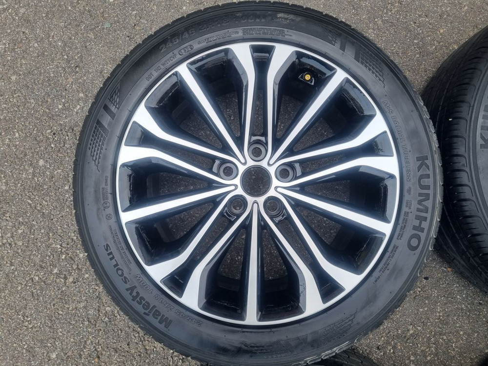 제네시스 G80 DH 18인치 2454518 휠타이어--3