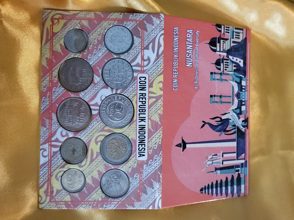 인도네시아 희귀 미사용 동전및 민트세트 이미지