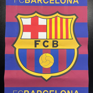 바르셀로나 미니 깃발 플래그 축구팀 플레그 30X40Cm