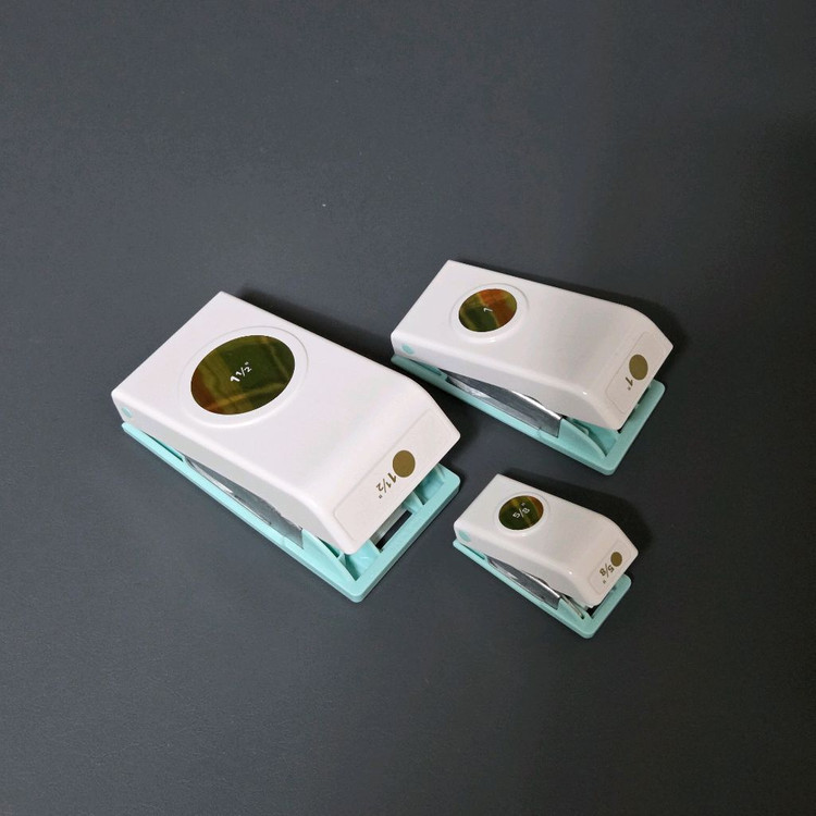 위아메모리 모양펀치 원형 3개 세트--2