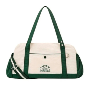 스타벅스 라코스테 콜라보 더플백