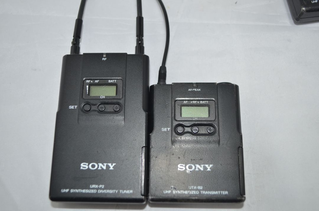 소니무선마이크 UWP-V1 [UTX-B2 URX-P2] 900MHZ[소니코리아정품]송신기 수신기15만원 팝니다 이미지