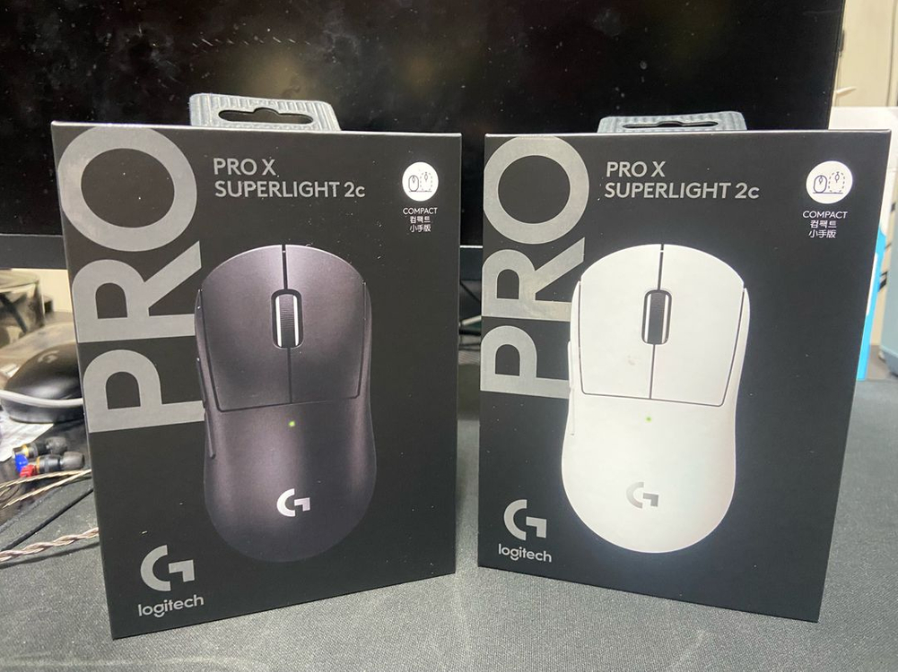 로지텍 G PRO X SUPERLIGHT 2C 마우스 미개봉 / 덱스 미개봉 화이트 미개벙--1