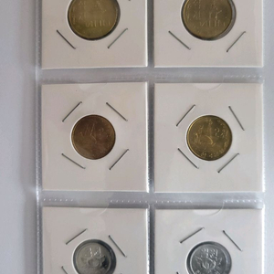 한국은행 1977년 10원,5원,1원 희귀 미사용 동전 이미지