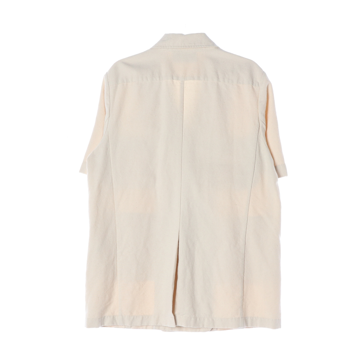 랑방 컬렉션 22SS 린넨 실크 진주 더블 버튼 반팔 블레이저 자켓 재킷 이미지