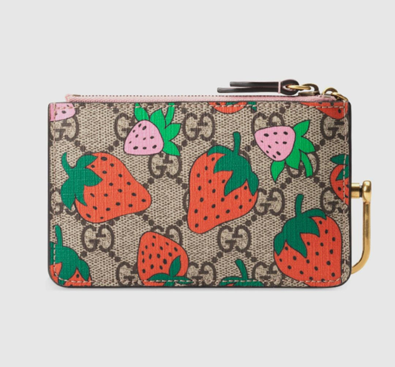 구찌 정품 딸기 키링 스트로베리 지갑 이미지