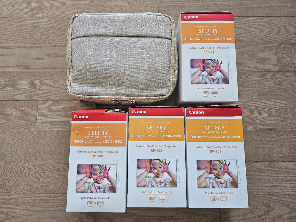 캐논 셀피 CP-1200 포토프린터 세트 이미지