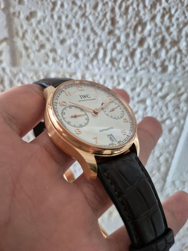 IWC IW500701 7days 18k 통금 포르투기저 금부엉이 시계 이미지
