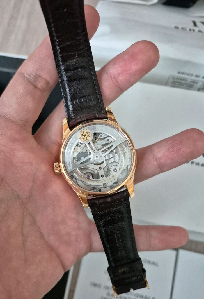 IWC IW500701 7days 18k 통금 포르투기저 금부엉이 시계 이미지