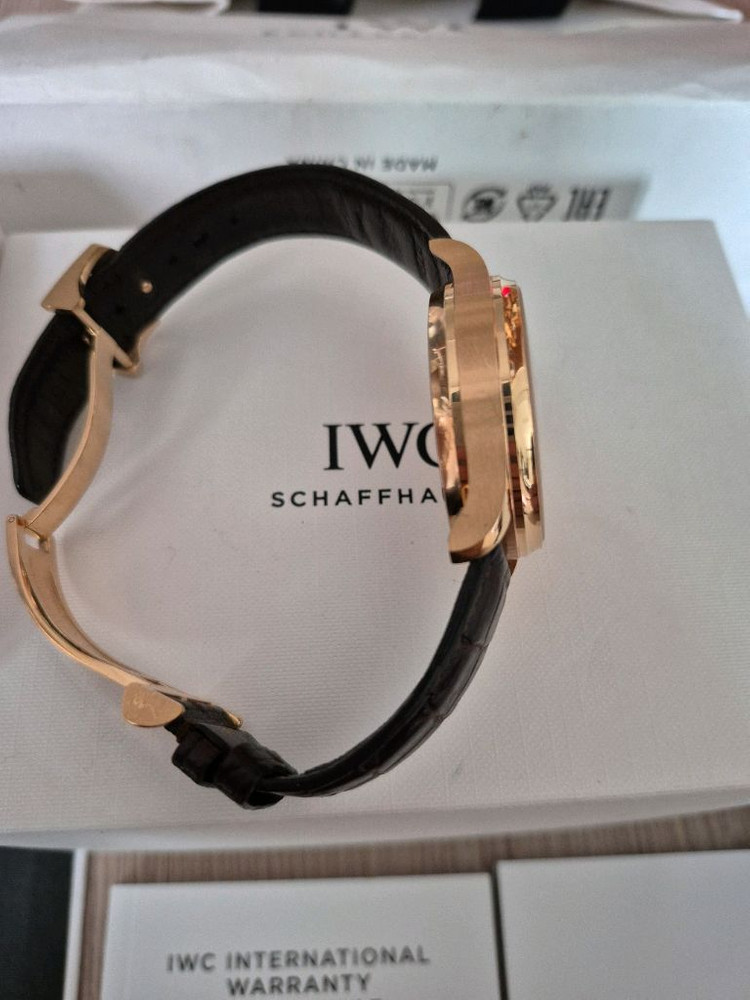 IWC IW500701 7days 18k 통금 포르투기저 금부엉이 시계 이미지