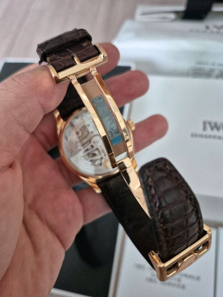 IWC IW500701 7days 18k 통금 포르투기저 금부엉이 시계 이미지