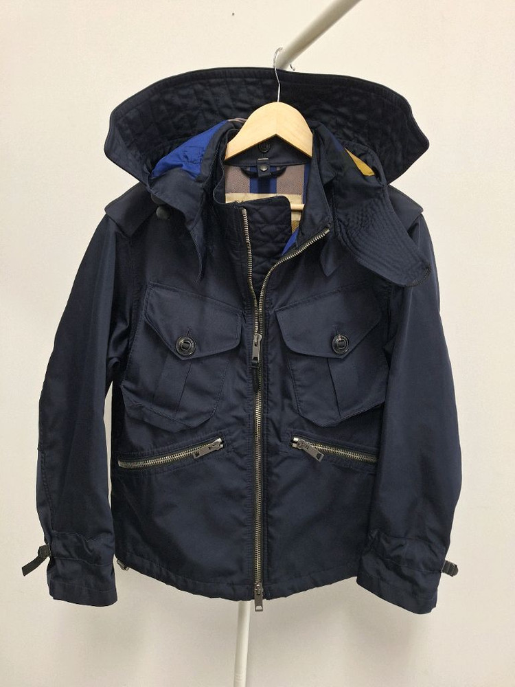 버버리 남성 후드 봄버 자켓--0