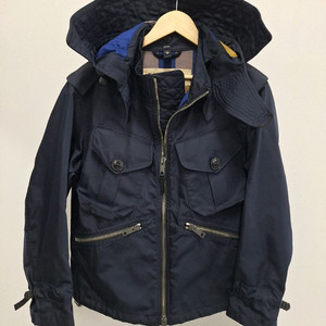 버버리 남성 후드 봄버 자켓