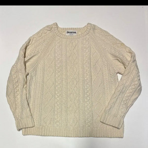 여성 디어리스트 메이비베이비 오버핏 케이블 니트