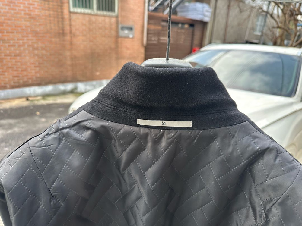 PROJECT M 블랙 캐시미어 싱글코트 100--2