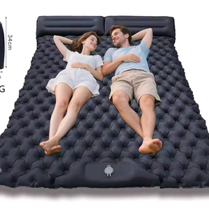 2인용 백패킹, 캠핑용 펌프 내장 에어매트-5cm(새상품)