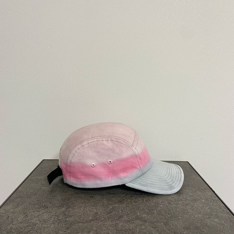 (OS) 슈프림 박스로고 캠프캡 모자 다이드 핑크--2