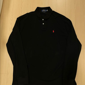 폴로 랄프로렌 긴팔 카라티 블랙 XL