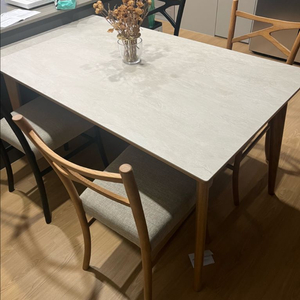 라메리트 포세린 식탁+세덱원목의자 이미지