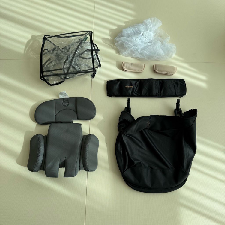 오르빗 G5 블랙라벨 디럭스 유모차 풀세트(커버 2컬러)--7