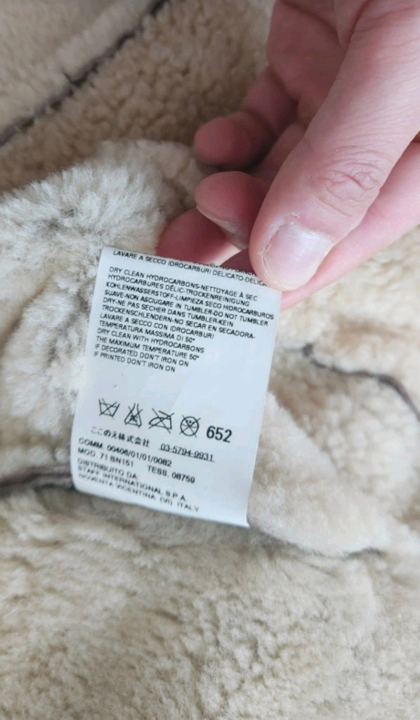 디스퀘어드 양털 무스탕 50--3