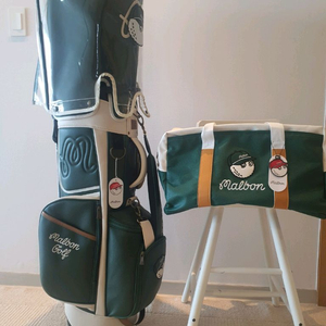국내당일발송 말본골프백 캐디백 보스턴백 세트 버킷 그린