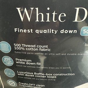 호텔 그랜드 덕다운 오리털 퀸 사이즈 이불 새상품