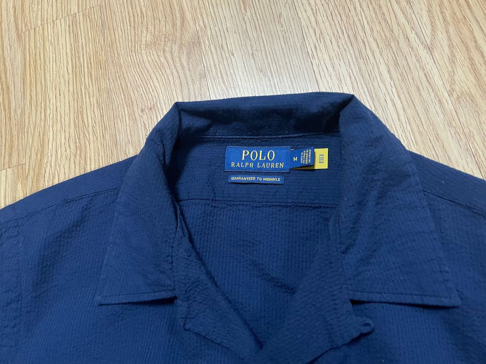 폴로 M 시어서커 초어 자켓 네이비 QR매장판--2