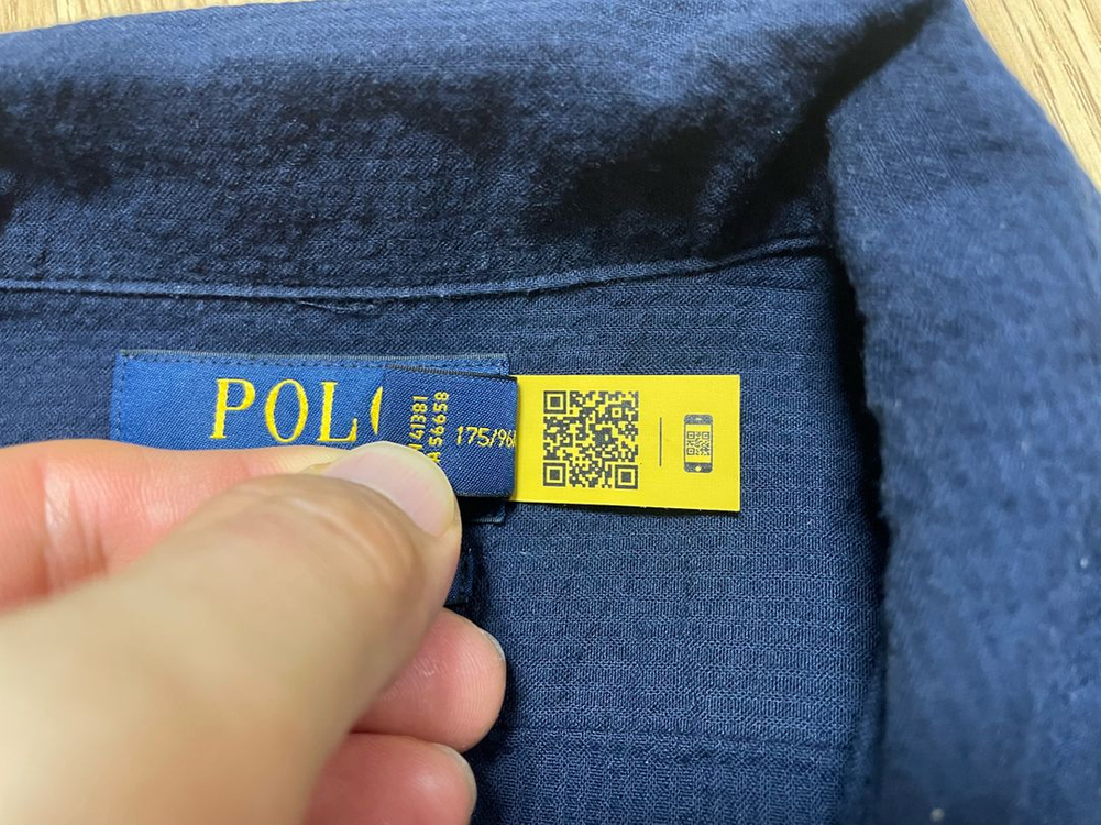 폴로 M 시어서커 초어 자켓 네이비 QR매장판--3