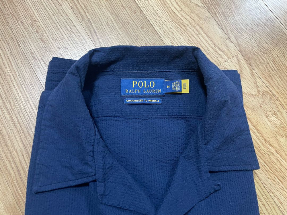 폴로 M 시어서커 초어 자켓 네이비 QR매장판--7