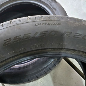 피렐리 255/50R20 타이어 4개