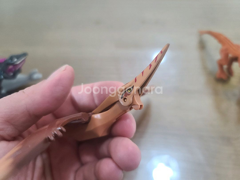 올드레고 고무재질 공룡6개와 렙터 문어 가오리등--7