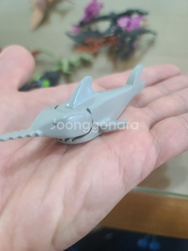 올드레고 고무재질 공룡6개와 렙터 문어 가오리등--8