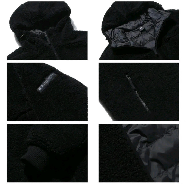 [새제품] K2 뽀글이 양털 후리스 공용90,95,100,105(블랙,베이지)--4