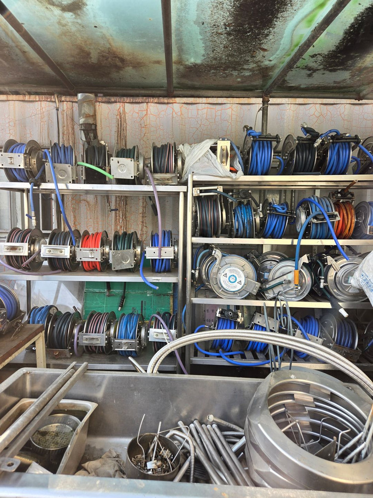 호스릴...고압호스릴...주방청소용호스릴... 이미지