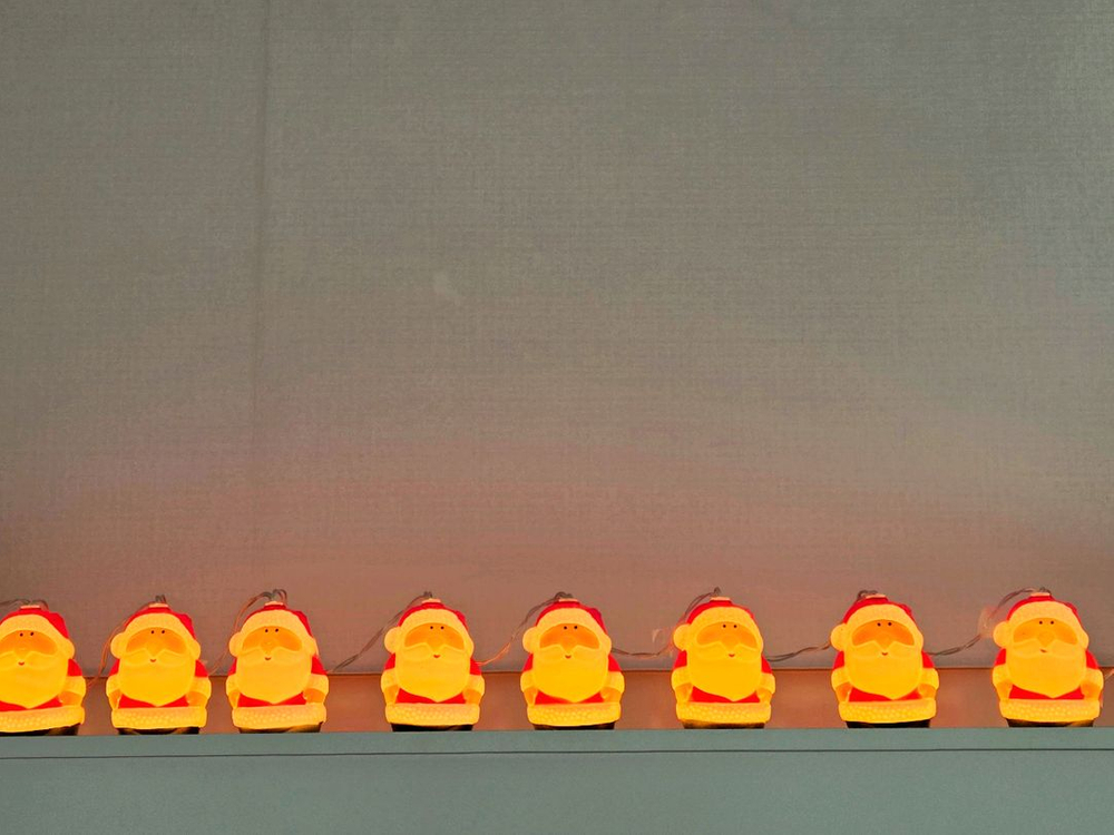 .*+ 낭만의 빈티지 크리스마스 : 산타 클로스 조명 전구 +*.--1