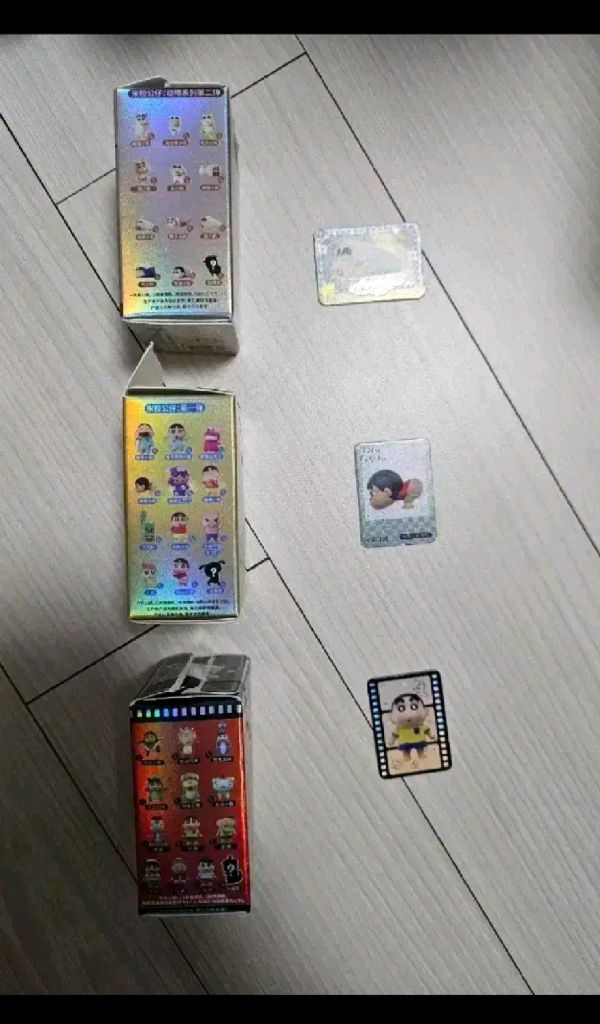 짱구 쌀알 피규어 짱구 3개 일괄(새상품) 이미지