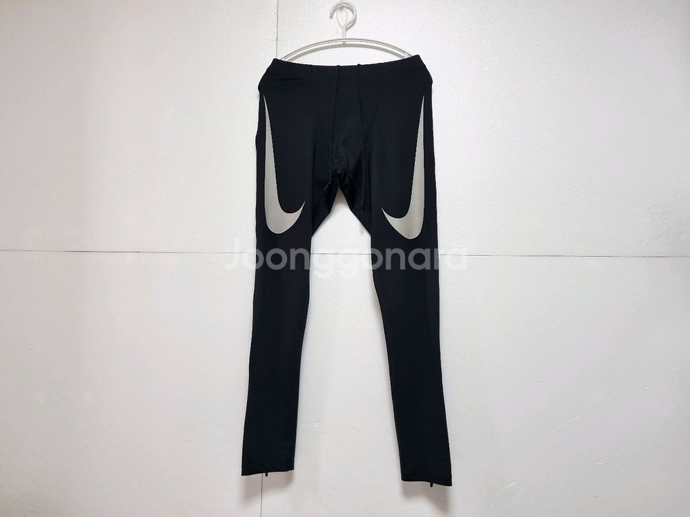 남성M 레어 나이키 GX2.0 더블 빅스우시 타이즈 레깅스 러닝복 런닝복--1