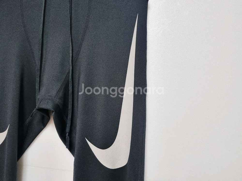 남성M 레어 나이키 GX2.0 더블 빅스우시 타이즈 레깅스 러닝복 런닝복--3