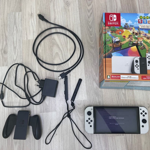 닌텐도 스위치 OLED 화이트 풀박스+온라인 개인 플랜 12개월 이용권