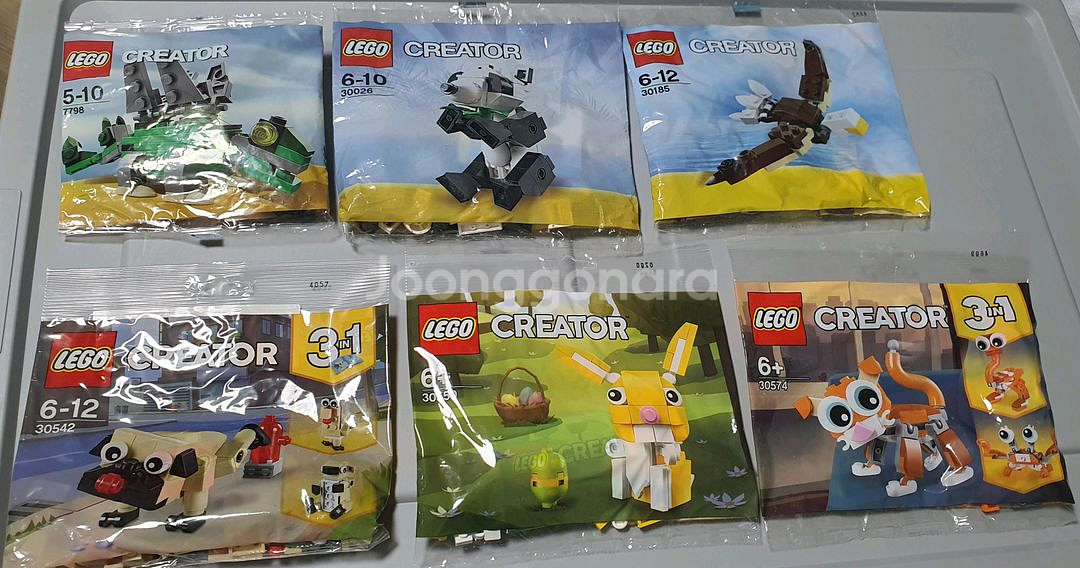 레고 폴리백 미개봉 새제품 판매합니다--5