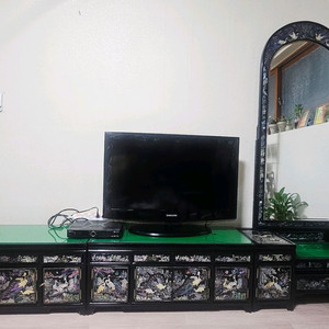 자개장 문갑, 화장대 거울 세트