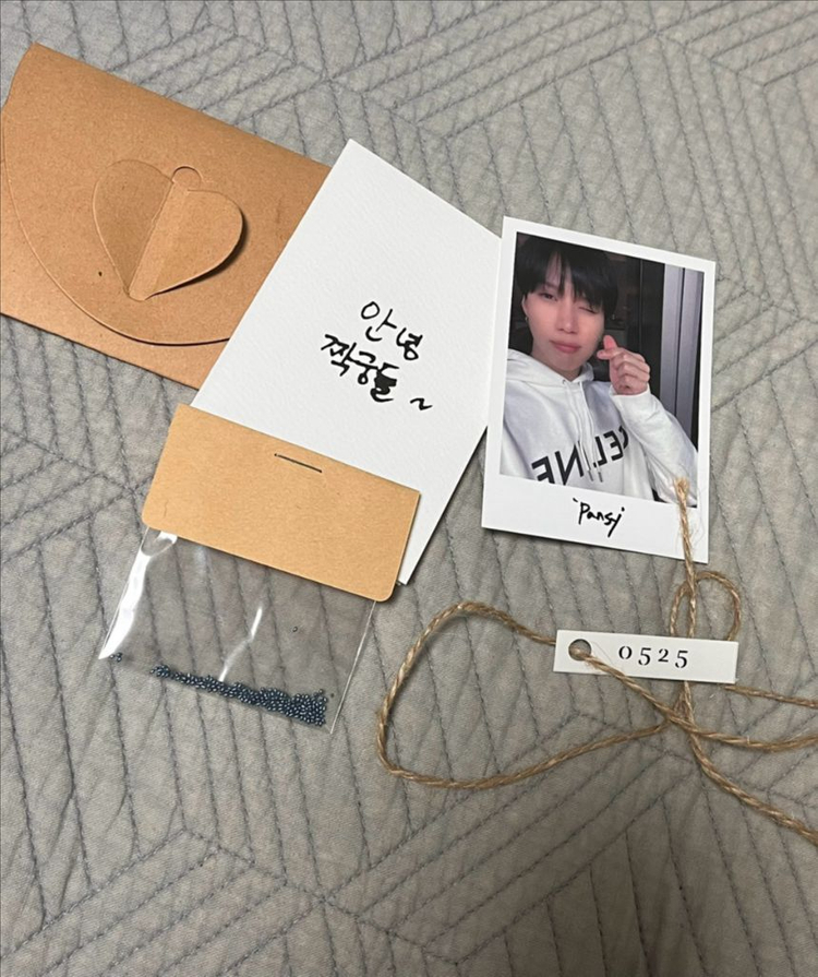 샤이니 태민이 직접 만든 525 팬지 키트 양도 ㅅㅊ 포카 미공포 이미지