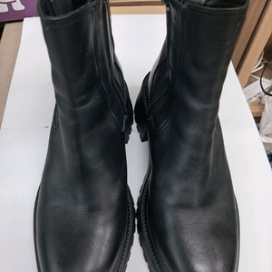 브루노말리 플랫폼 집업 첼시 부츠 블랙 245