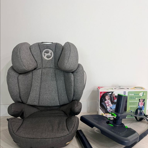 싸이벡스 Q2픽스 플러스+니가드키즈3 카시트발판